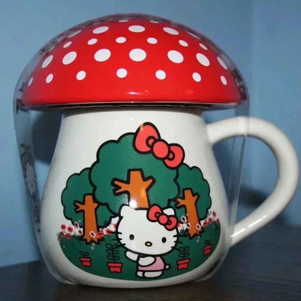Bioworld Hello Kitty Sanrio Mushroom Shaped Ceramic Mug